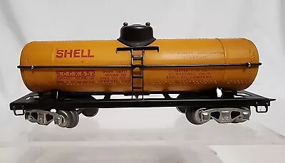 Marx O Gauge 3/16  Tin Litho SCCX 652 Shell Tank Car W/B-style Trucks - EX • $17.88