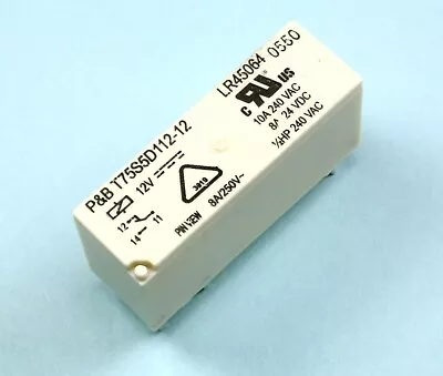 TE Connectivity Relay T75S5D112-12  12VDC 650Ohm 15A SPST-NO (28.6x10x15) THT • $9.75