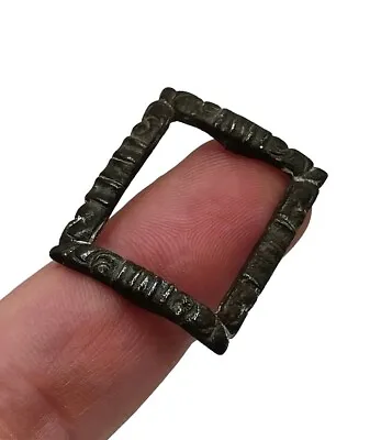 Decorative Georgian 1720-1790 Rectangular Buckle Metal Detecting Find (333) • $5.05