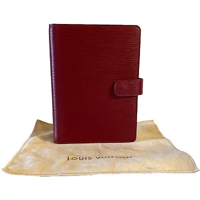Authentic Louis Vuitton Epi Leather Medium MM Rubis R2004M • £371.58