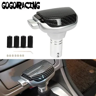 Universal Carbon Fiber Leather AP Style Automatic Car Gear Shifter Shift Knob • $20.99