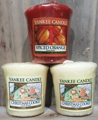 Yankee Candle Spiced Orange & Christmas Cookie Mix - Votive Style  • £10