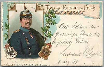 Wwi Era German Kaiser Und Reich Wilhelm Ii Antique Postcard • $15.99