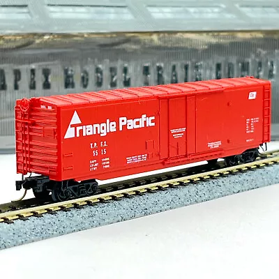 Micro-Trains 38130 Triangle Pacific 50 Ft Plug Door Boxcar TPFX 5515 N Scale • $11.99