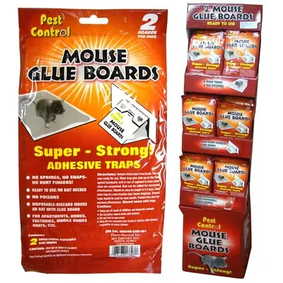 Pest Control  Mouse Glue Boards Lot Of 10 Packs 2 Pack  20 Total Pieces • $19.99