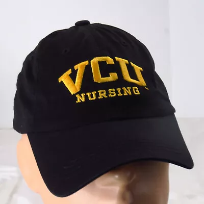 VCU Rams Nursing Black Gold Strapback Hat Cap ML Caps Virginia Commonwealth • $19.99