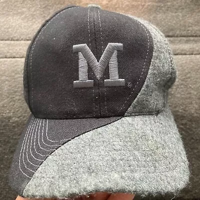 Michigan Wolverines Top Of The World Mens Hat Baseball Cap Size 7.25 Gray 7 1/4 • $12