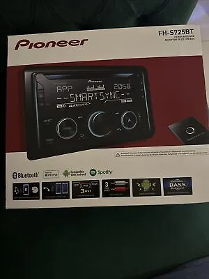 Pioneer FH-S725BT Dual Bluetooth Multimedia Tuner • $280