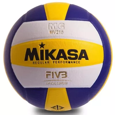 Mikasa MV210 Premium Synthetic Leather Volleyball Official Size • $48.90