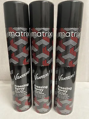 Matrix Vavoom Freezing Spray Extra Hold 15oz. (pack Of 3) Authentic - Fast Ship • $63.77