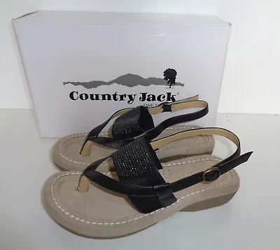 Ladies Womens Black Wedged Mules Sandals Leather Shoes New RRP £46 UK Size 5 • £16.98