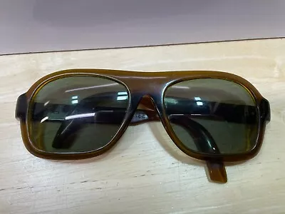 Vintage Cool-Ray Polaroid 133 Brown Squire Sunglasses Frames • $19.99