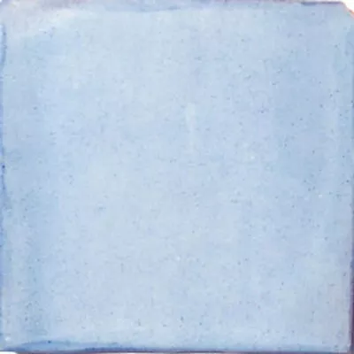 S#003) Mexican Tile Sample Ceramic Handmade 4x4 Inch BLUE JEAN • $1.75