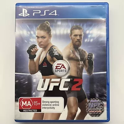 EA Sports UFC 2 PS4 PlayStation 4 *Tested & Working* • $19.95