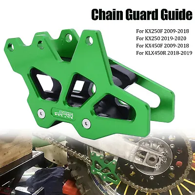 Dirt Bike Rear Chain Guard Guide Green CNC For KX250F KX250 KX450F KLX450R KX450 • $25.99