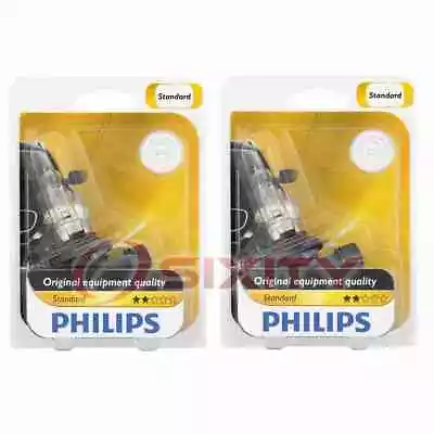 2 Pc Philips High Beam Headlight Bulbs For Saab 9-2X 9-5 9-7x 9000 1993-2011 Kq • $16.55