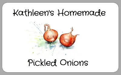 Pickled Onion Jar Stickers Personalised Labels For Homemade Preserve And Pickles • £2.70