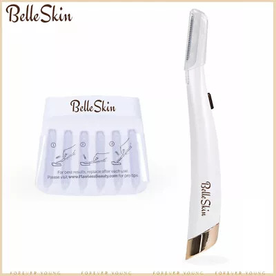 Finishing Touch Flawless Dermaplane Glow Lighted Facial Exfoliator Hair Remover • $9.95