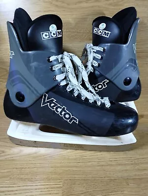 Ice Hockey Skates CCM VECTOR Men's Size 10 Nice Used Condition • $39.99