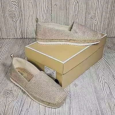 Michael Kors Lenny Glitter Espadrilles Womens Size 5.5 NEW • $75