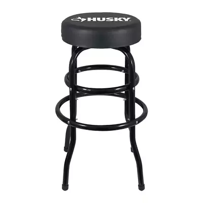 Shop Stool Cushioned 360° Swivel Seat 29 In. Workshops Game Rooms Bar Chair • $68.28