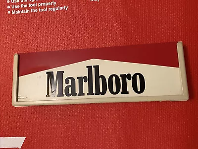 Vintage Marlboro Phillip Morris Cigarette Advertising Sign 1992 Old Estate Find • $150