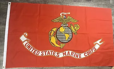 US Marine Corps USMC Flag 3X5 Outdoor Double Sided Heavy Duty Polyester US Milit • $15.99