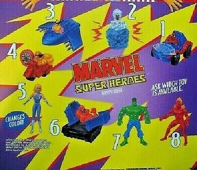 1996 Marvel Heroes Mcdonalds Happy Meal Toys - U-pick • $2.99
