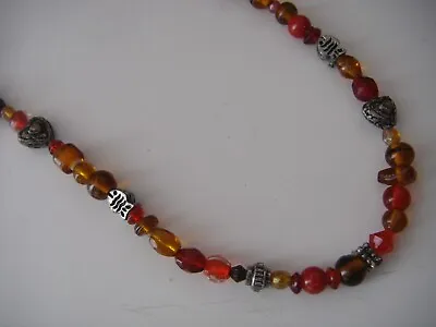 £3 • Buy Custom Jewellery Multi Coloured Beads Necklace New