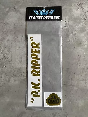 £18 • Buy SE Bikes Gold PK Ripper Decals (includes 2 Frame Decals & 1 Headset Decal Only)