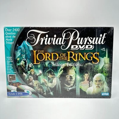 £29.77 • Buy The Lord Of The Rings Trivial Pursuit Trilogy Edition DVD Board Game Complete