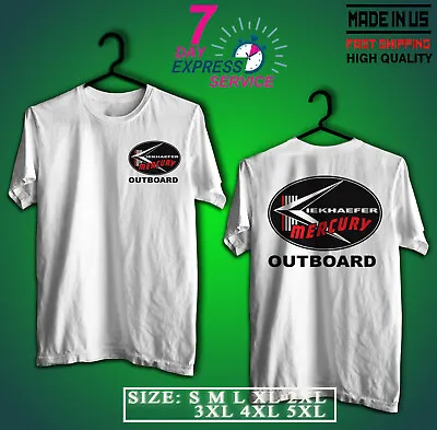 Mercury Outboard Iekhaefer Logo Racing Mens T-shirt  Shipped From Usa • $21