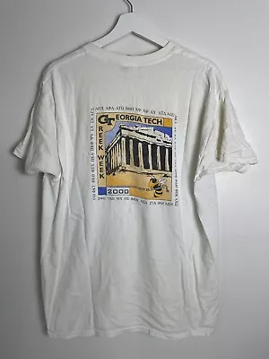 Vintage 2000 Georgia Tech Greek Week Yellow Jackets T Shirt XL • $19.99