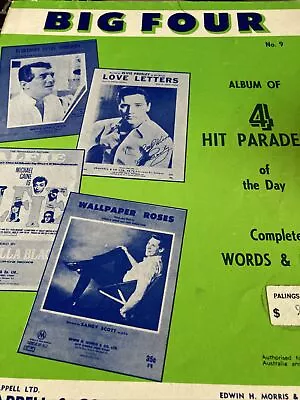 Vintage Sheet Music: Big Four - Volume 9 / Elvis / Dean Martin  • $5