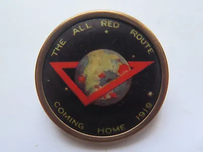 World War I Diggers Coming Home Australia Fund Raising Deluxe Badge 1919 Ymca • $58