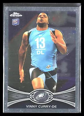 Vinny Curry 2012 Topps Chrome #131  Rookie   Philadelphia Eagles • $1.49