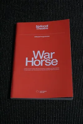 War Horse - 2018 National Theatre Programme - Thomas Dennis Chris Garner • £2.80