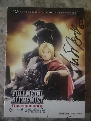 Full Metal Alchemist Brotherhood Signed DVD Cover ONLY - Vic Mignogna • $10