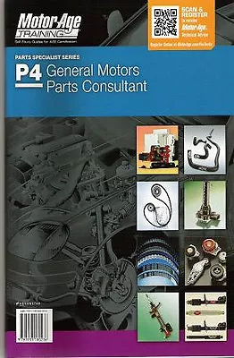 MotorAge P4 ASE Automotive GM General Motors Parts Specialist Test Prep Manual  • $36.95