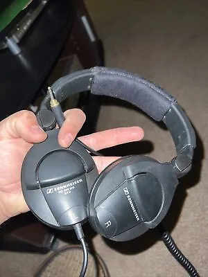 Sennheiser HD 280 Pro 64 Ohms Wired Over Ear Dynamic Headphones  Missing Pads • $40