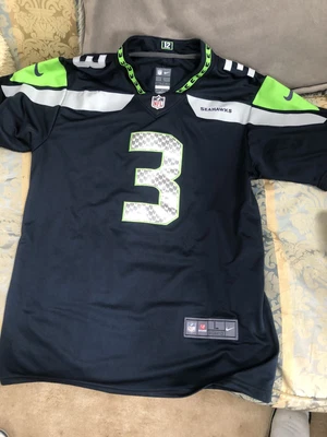 £12 • Buy Seattle Seahawks Jersey L Russel Wilson No. 3