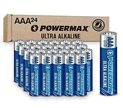 Powermax 24-Count AAA Batteries Ultra Long Lasting Alkaline Battery New • $8.80