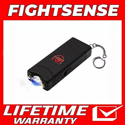 FIGHTSENSE SelfDefense Mini StunGun 400BV Rechargeable W/LED FlashlightKeychain • $10.79