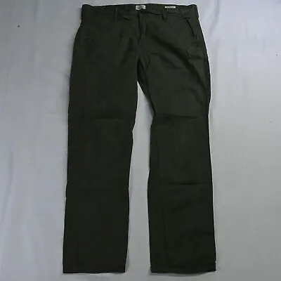 Indian Terrain 36 X 34 Green Brooklyin Slim Chino Pants • $29.99