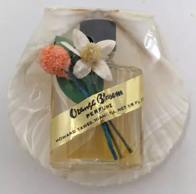 Vintage Orange Blossom Perfume Florida Howard Tawes Souvenir 1 Dram 1/8 Oz M24 • $29.99