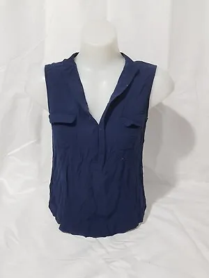 $12.86 • Buy Womens Blue Forever New Blouse Top Size 10