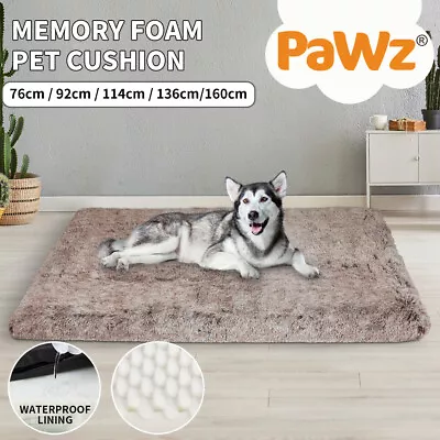 Pawz Dog Mat Pet Cat Calming Bed Memory Foam Orthopedic Removable Cover Washable • $74.99
