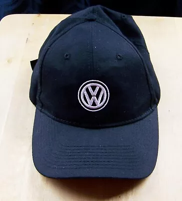 Volkswagen VW Driver Gear Black Logo Baseball Cap Dad Hat One Size Adjustable • $11.94