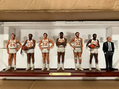 1973 New York Ny Knicks Team Danbury Mint Figurines Rare 6 Main Players & Coach • $3500