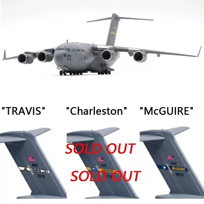 Hogan Wings 1/200 USAF “McGUIRE”  “TRAVIS” C-17 Globemaster  C17 60647 60654 • $65.95